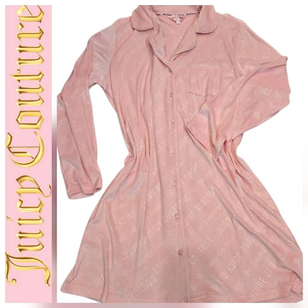 Juicy Couture Word Play Logo L/S Night Shirt